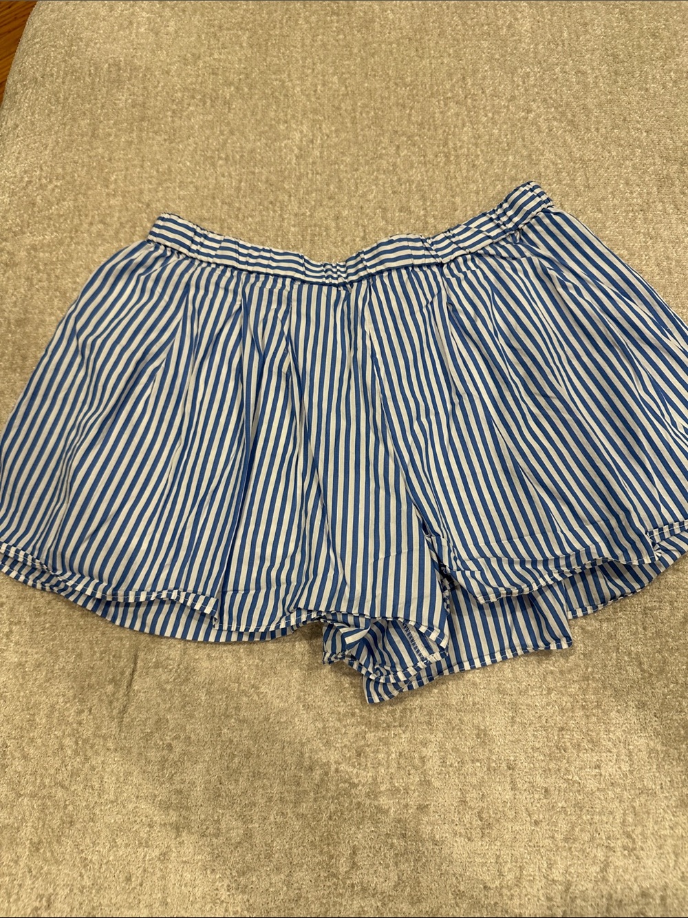 Polo by Ralph Lauren Blue and White Striped Skort
